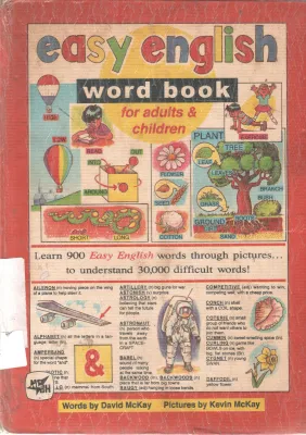 EASY ENGLISH WORD BOOK BY DAVID AND KEVIN MCKAY
