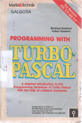 PROGRAMMING WITH TURBO PASCAL
