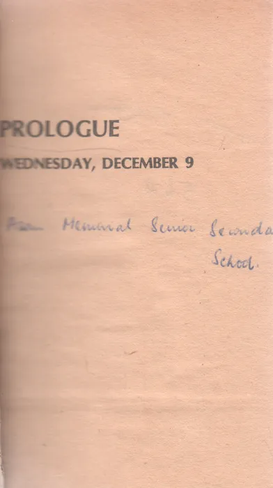 PROLOGUE