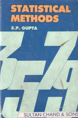 STATISTICAL METHODS BY S.P. GUPTA