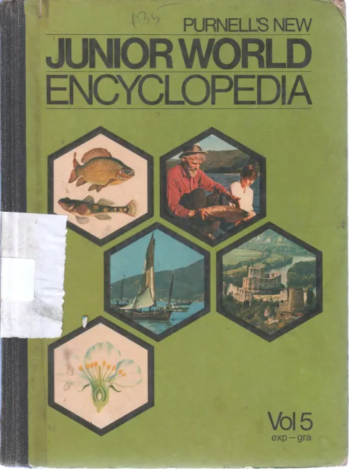 JUNIORS WORLD ENCYCLOPEDIA VOL5 BY PURNELLS NEW