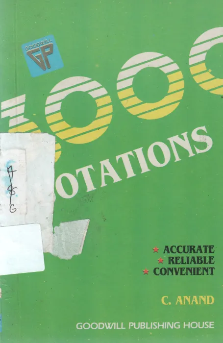 3000 QOTATION FOR ALL BY C.ANAND
