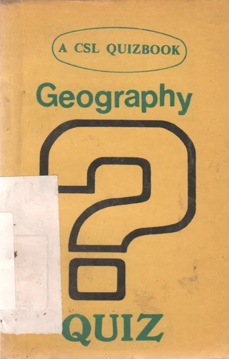 GEOGRAPHY QUIZ BY ASHOK KUMAR SARIN