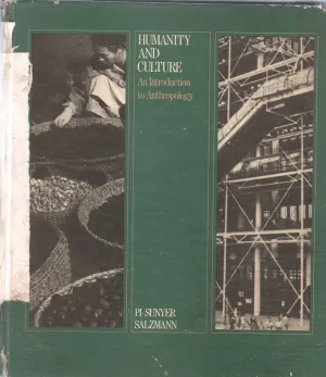 HUMANITY AND CULTURE BY PI-SUNYER SALZMANN