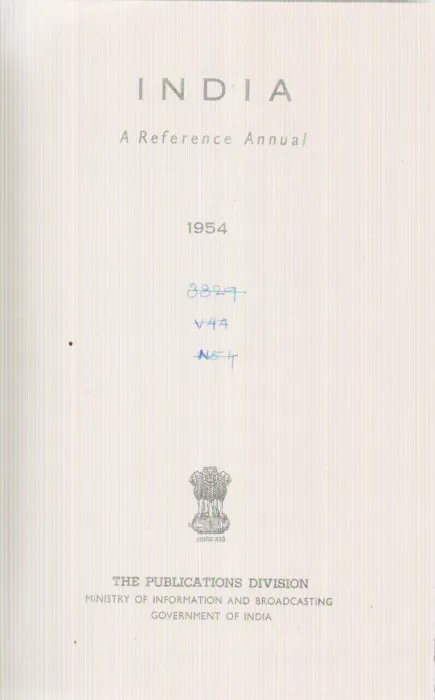 INDIA 1954