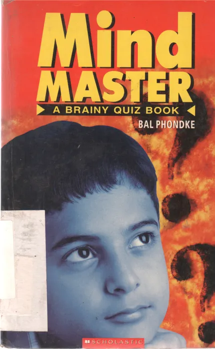 MINDMASTER A BRAINY QUIZ BOOK BY BAL PHONDKE