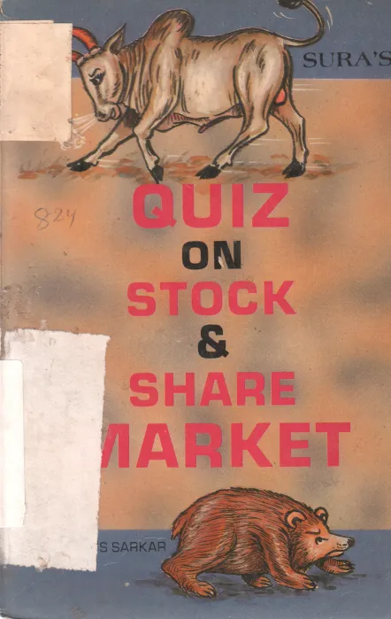 QUIZ ON STOCK &amp; SHARE MARKET BY DEBASHIS SARKAR
