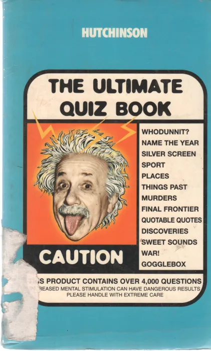 THE ULTIMATE QUIZ BOOK BY HUTCHINSON