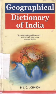 GEOGRAPHICAL DICTIONARY OF INDIA BY B.L.C JOHNSON
