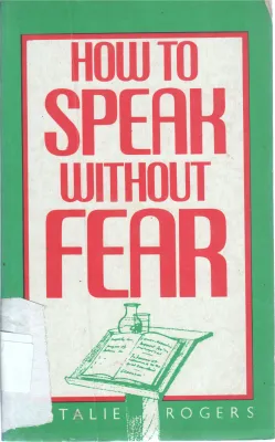 HOW TO SPEAK WITHOUT FEAR BY NATALIE ROGERS