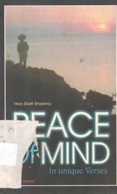 PEACE OF MIND BY HARI DUTT SHARMA