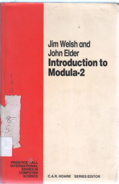 INTRODUCTION TO MODULA 2 BY JIM WELSH