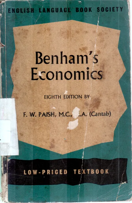 BENHAM'S ECONOMICS BY F.W.PAISH