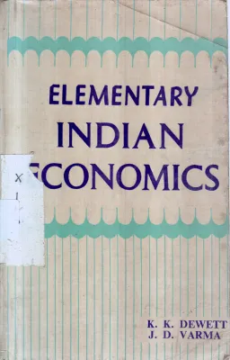 ELEMENTARY INDIAN ECONOMICS BY K.K.DEWETT