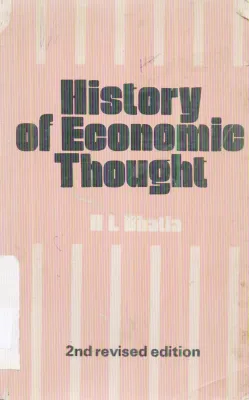 HISTORY OF ECONOMIC THOUGHT BY H.L. BHATIA