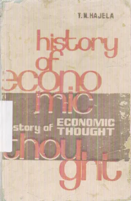 HISTORY OF ECONOMIC THOUGHT BY T.N.HAJELA