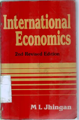 INTERNATIONAL ECONOMICS BY M.L.JHINGAN