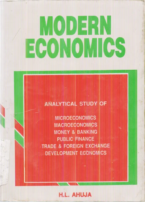 MODERN ECONOMICS BY H.L. AHUJA