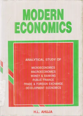 MODERN ECONOMICS BY H.L. AHUJA