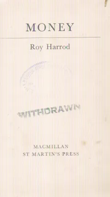 MONEY BY ROY HARROD