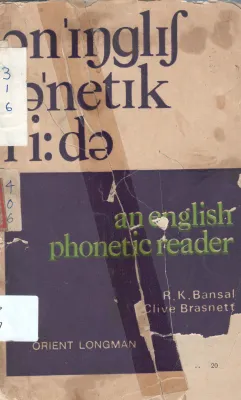 AN ENGLISH PHINETIC READER BY R.K BANSAL