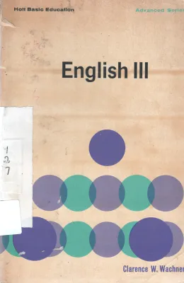 ENGLISH lll BY CLARENCE W. WACHNER