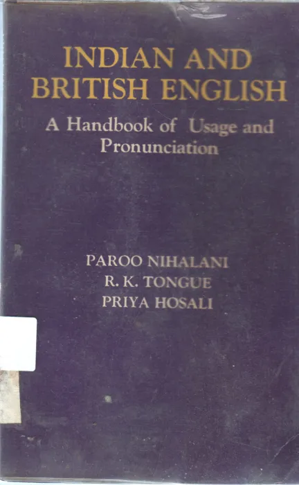 INDIAN AND BRITISH ENGLISH BY PAROO NIHALANI