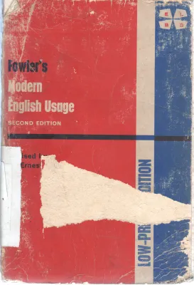 MODERN ENGLISH USAGE