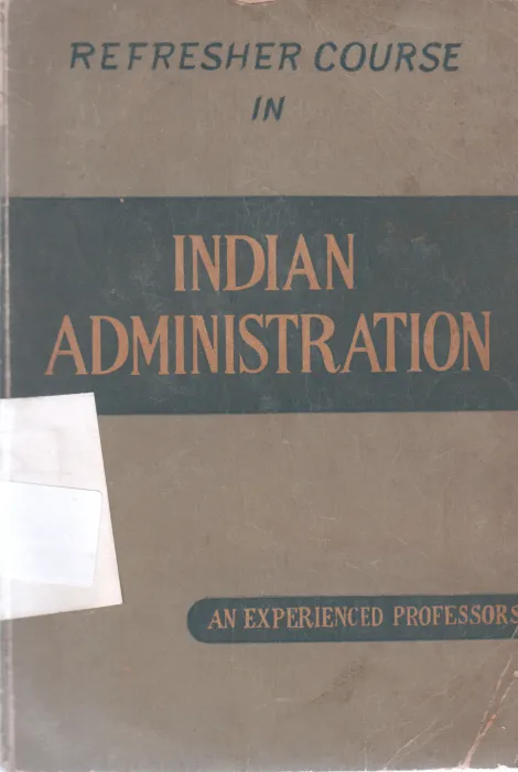 INDIAN ADMINISTRATION