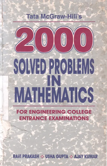 2000 SOLVED PROBLEMS IN MATHEMATICS BY RAVI PRAKASH