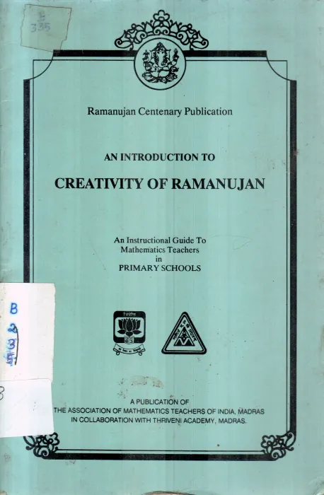 CREATIVITY OF RAMANUJAN BY P K SRINIVASAN