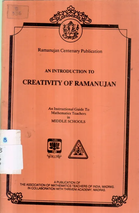 CREATIVITY OF RAMANUJAN BY P K SRINIVASAN