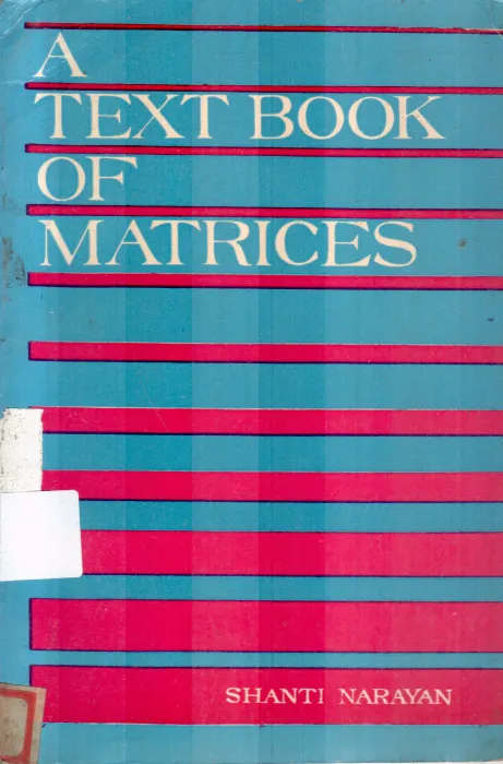MATRICS BY SHANTI NARAYAN