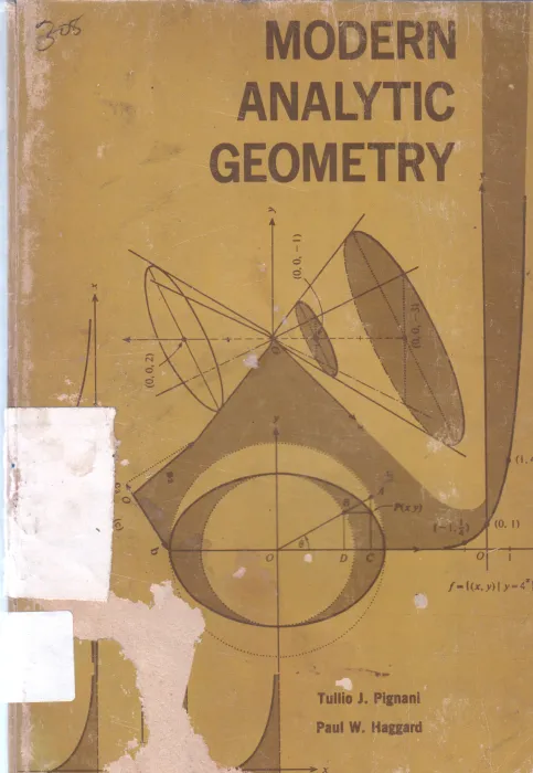 MODERN ANALYTIC GEOMETRY BY TULLIO J. PIGNANI