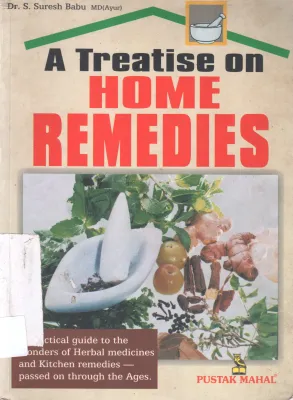 A TREATISE ON HOME REMEDIES BY S SURESH BABU