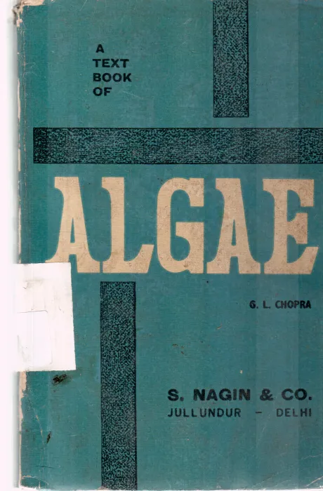 ALGAE BY EG L CHOPRA