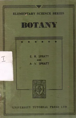 BOTANY BY E R SPRATT