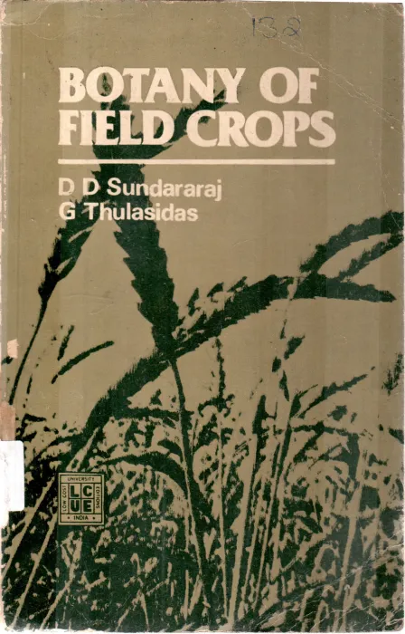 BOTANY OF FIELD CROPS BY D D SUNDARARAJ