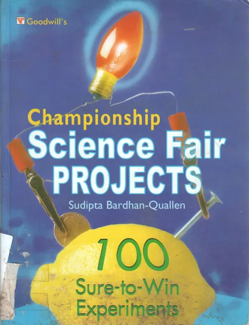 CHAMPIONSHIP SCIENE FAIR PROJECT BY SUDIPTA BARDHAN QUALLEN
