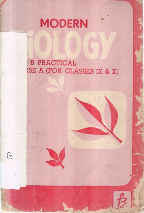 MODERN BIOLOGY BY K.S.BHANDARI
