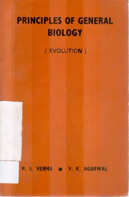 PRINCIPLES OF GENERAL BIOLOGY BY V.K.AGARWAL
