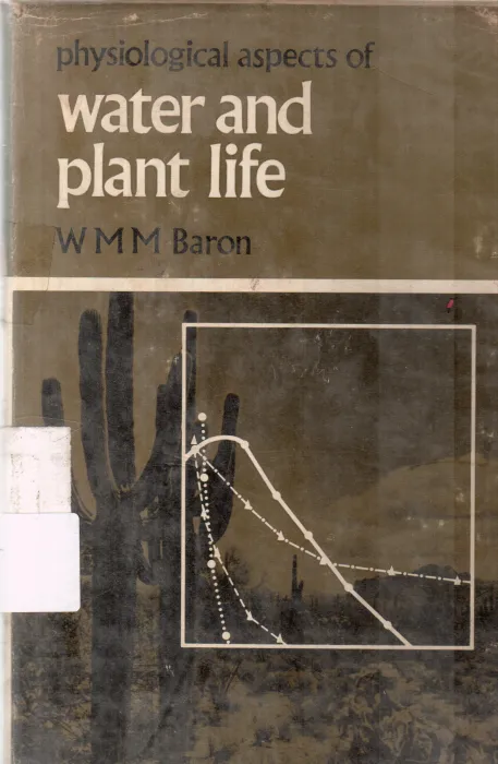 WATER AND PLANT LIFE BY W M M BARON