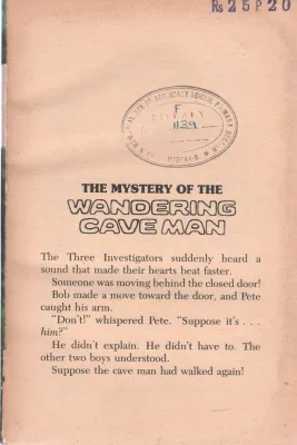 WANDERING CAVE MAN BY CAREY