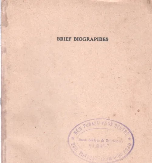 BRIEF BIOGRAPHERS