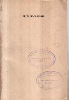 BRIEF BIOGRAPHIES