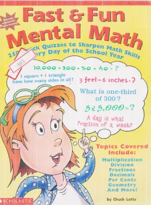 FAST &amp; FUN MENTAL MATH BY CHUCK LOTTA