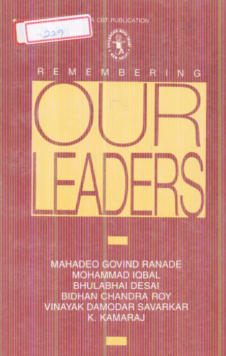 OUR LEADERS BY PRAVINA BHIM SAIN