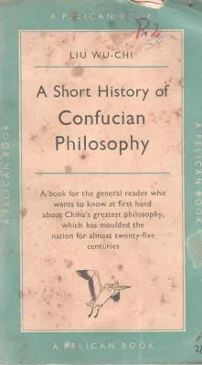 A SHORT HISTORY OF CONGUSION PHIOLSOPHY BY LI WU CHI