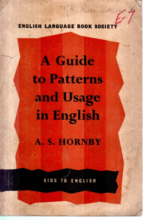 A GUIDE TO PATTERNS BY A.S.HORNBY