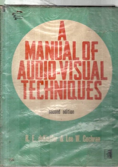 A MANUAL OF AUDIO VISUAL BY R.E.DEKIEFFER